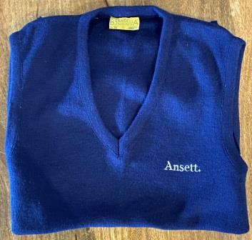 (image for) VEST: "Ansett." (size 18)