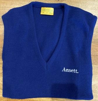 (image for) VEST: "Ansett." (size 16)