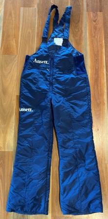 (image for) WET WEATHER OVERALLS: "Ansett." (Size 90)