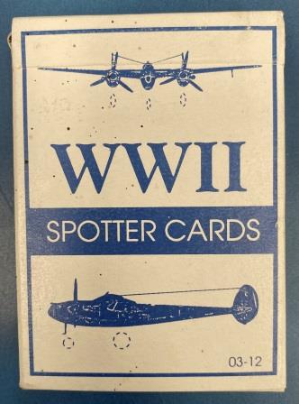 (image for) PLAYING CARDS: "World War II Spotter Cards"