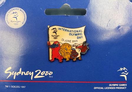 (image for) SOCOG PIN: "Syd Millie Olly - International Olympic Day"