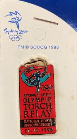 (image for) SOCOG PIN: "Torch Relay 1998" - Click Image to Close