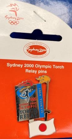 (image for) SOCOG PIN: "Torch Relay - Tokyo 1964"