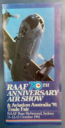 (image for) BROCHURE: "RAAF 70th Anniversary Air Show" - Click Image to Close