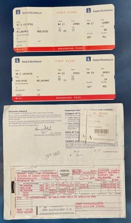 (image for) AVAILED TICKET: "Ansett Australia. - 1995" - Click Image to Close