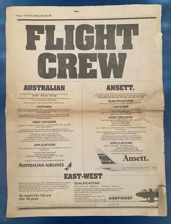 (image for) ADVERTISEMENT: "Flight Crew"