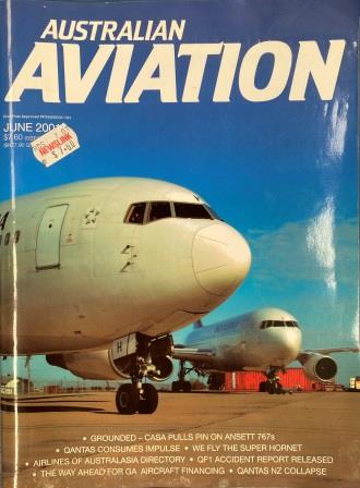 (image for) MAGAZINE: "Australian Aviation - June 2001"