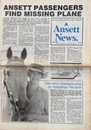 (image for) ANSETT NEWS: "No. 84 - June 1988"