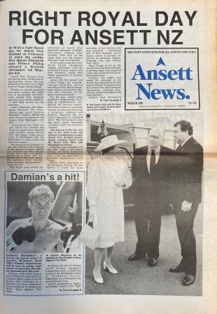 (image for) ANSETT NEWS: "No. 103 - March 1990"