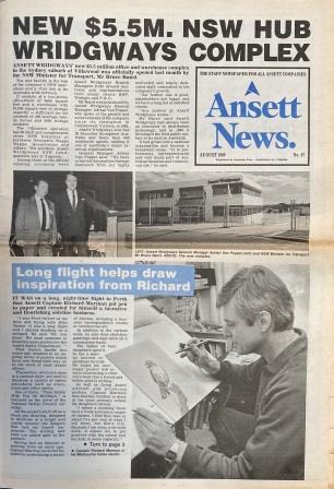 (image for) ANSETT NEWS: "No. 97 - August 1989"