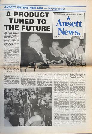 (image for) ANSETT NEWS: "No. 95 - May1989"