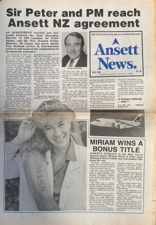 (image for) ANSETT NEWS: "No. 94 - May1989"