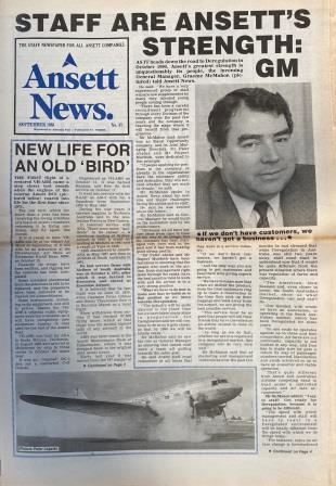 (image for) ANSETT NEWS: "No. 87 - September 1988"