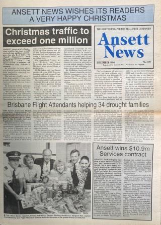 (image for) ANSETT NEWS: "No. 157 - December 1994"