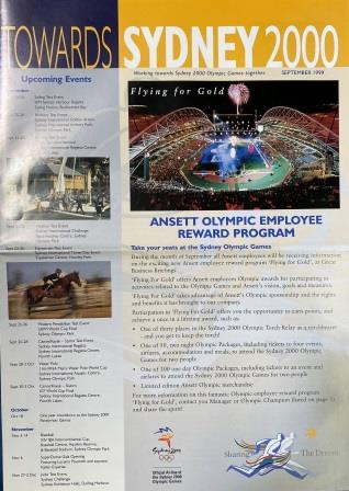 (image for) TOWARDS SYDNEY 2000: "Brochure September 1999"