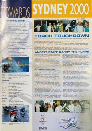 (image for) TOWARDS SYDNEY 2000: "Brochure July 2000"