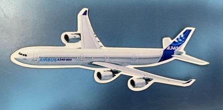 (image for) AIRBUS A340-600 FRIDGE MAGNET