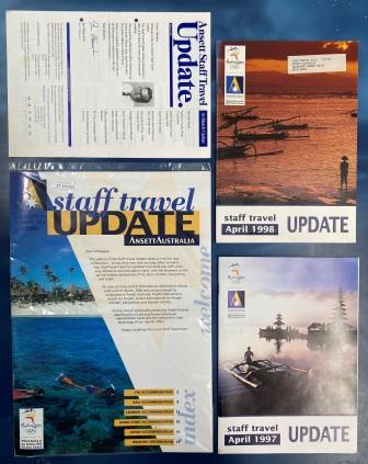 (image for) ANSETT STAFF TRAVEL UPDATE: "Magazine"