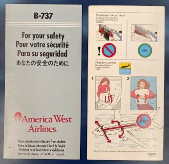 (image for) SAFETY CARD: "B-737"