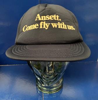 (image for) BASEBALL CAP: "Ansett. Come fly with us"