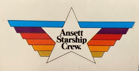 (image for) STICKER: "Ansett Starship Crew"