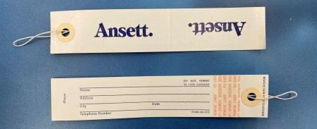 (image for) BAGGAGE TAG: "Ansett."